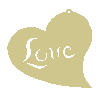 WP-745 Love Heart scroll saw pattern